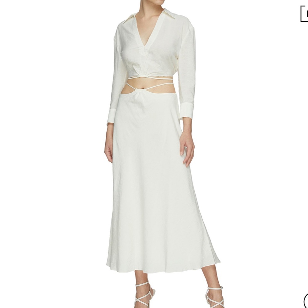 Jonathan Simkhai  mazzy top and skirt set xs
